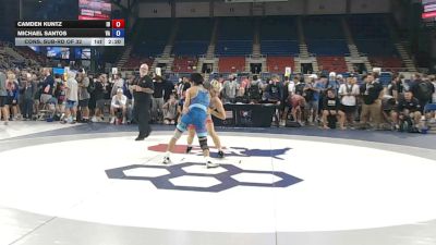 126 lbs Cons. Sub-rd Of 32 - Camden Kuntz, Idaho vs Michael Santos, Virginia