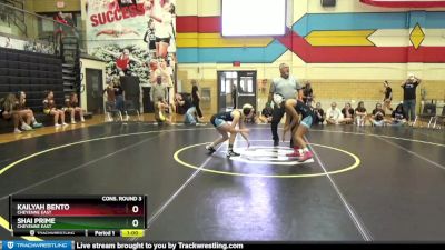 100 lbs Cons. Round 3 - Shai Prime, Cheyenne East vs Kailyah Bento, Cheyenne East