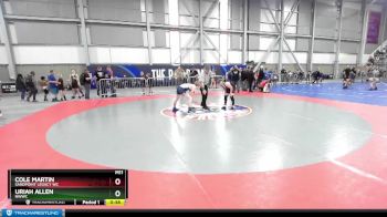 117 lbs Quarterfinal - Uriah Allen, NWWC vs Cole Martin, Sandpoint Legacy WC