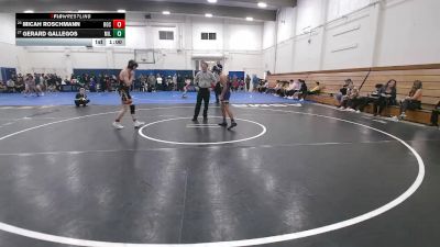 110 lbs Cons. Round 2 - Gerard Gallegos, Milpitas vs Micah Roschmann, Roseville