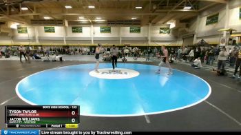 132 lbs Cons. Round 3 - Jacob Williams, Rapid City - Westside vs Tyson Taylor, Coyote Wrestling Club