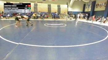 157 lbs Semifinal - Matthew Garland, Randolph College vs Dimetrus Wince, Apprentice School