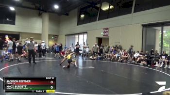 70 lbs Placement (16 Team) - Jackson Reffner, TNAAU vs Knox Burgett, Ironclad Koncrete Kids