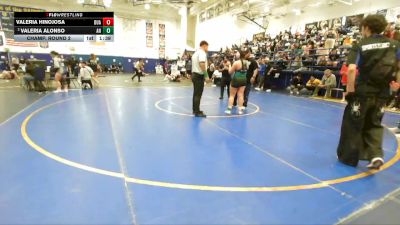 170 lbs Champ. Round 2 - Valeria Hinojosa, Duarte vs Valeria Alonso, Aliso Niguel