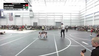 46 lbs Semifinal - Hazel Grimley, California Grapplers vs Caliyah Cruz, Grindhouse WC