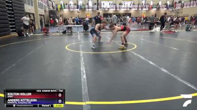 138 lbs Quarterfinal - Kolton Keller, Iowa vs Anders Kittelson, Immortal Athletics WC