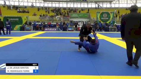 JEOVAN DE JESUS SANTOS vs MATHEUS RODRIGUES FERREIRA 2023 Brasileiro Jiu-Jitsu IBJJF