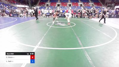 175 lbs Cons 32 #1 - Cristian Gioia, NJ vs Logan Sell, KS