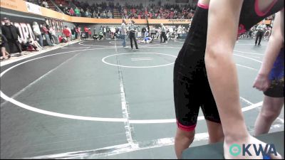 105 lbs Quarterfinal - Lane Jackson, Darko Valley Wolf Pack vs Hunter Brannon, Noble Takedown Club