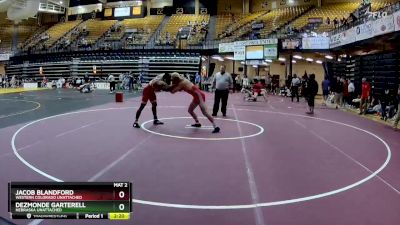 157 lbs Cons. Round 5 - Jacob Blandford, Western Colorado Unattached vs DezMonde Garterell, Nebraska Unattached