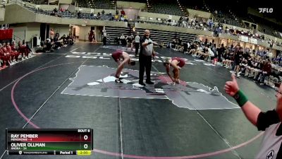 189 lbs Semis & 1st Wrestleback (8 Team) - Ray Pember, Menomonie vs Oliver Ollman, Anoka