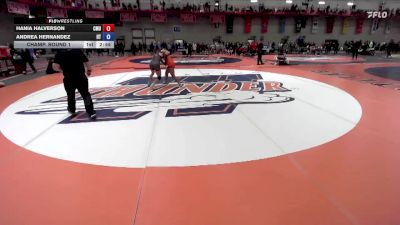 131 A Champ. Round 1 - Hania Halverson, Colorado Mesa University vs Andrea Hernandez, Indiana Tech