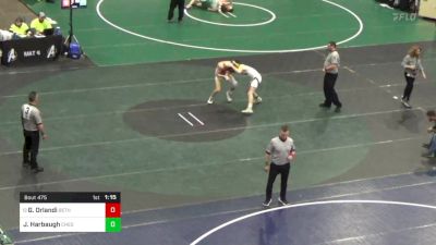 140 lbs Round Of 32 - Geno Orlandi, Beth Center vs JonMark Harbaugh, Chestnut Ridge