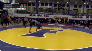 157 lbs Consi Of 8 #1 - Nick Alvarez, Franklin & Marshall vs Zach Reilley, Hofstra-unattatched
