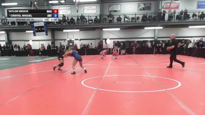 132 lbs Round Of 16 - Taylor Brock, MacArthur vs Cristel Miguel, Amity