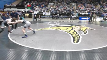 1 - 138 lbs 1st Place Match - Justin Walker, Rural Retreat vs Grant Gardner, Smith Mountain Lake Christian Academy