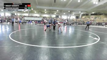 105 lbs Cons. Round 1 - Grayson Kolozsi, Wildcats Wrestling vs Wesley Sudderth, Slingshot Wrestling Club