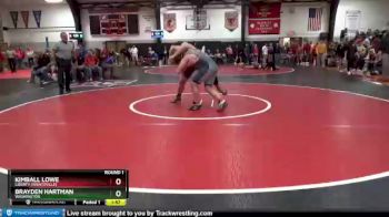 285 lbs Round 1 - Brayden Hartman, Washington vs Kimball Lowe, Liberty (Wentzville)