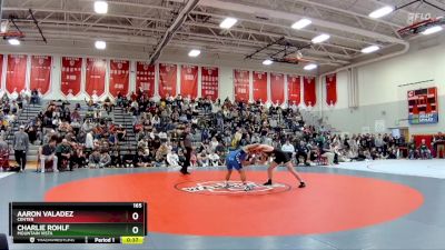 165 lbs Cons. Round 5 - Aaron Valadez, Center vs Charlie Rohlf, Mountain Vista