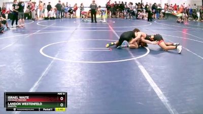 140 lbs Cons. Round 3 - Landon Westenfeld, Griffith vs Israel Waite, Michigan Premier