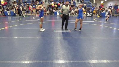 130 lbs Consy 3 - Unikah Hernandez, Buckhannon-Upshur-WV vs Maizy Mikeska, Derry