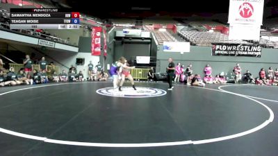 190 lbs Samantha Mendoza, IEWA - Inland Empire Wrestling Association vs Teagan Moise, TCWA - Tri-Counties Wrestling Association