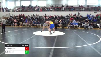 215 lbs Consi Of 4 - Hayden Adams, Northern Lebanon vs Eric Dick, Camp Hill