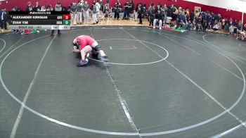 157 lbs Cons. Round 2 - Evan Yim, Desert Oasis vs Alexander Kirkman, Arbor View