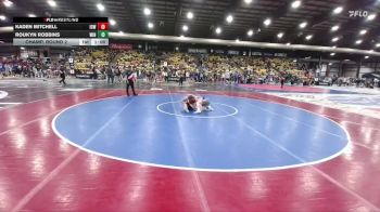 126 lbs Champ. Round 2 - Roukyn Robbins, Winner vs Kaden Mitchell, Iowa