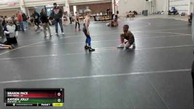 64 lbs Round 3 (6 Team) - Braiion Pace, Ohio Heros vs Kayden Jolly, Bad Bass