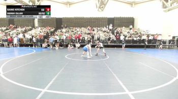 87-J lbs Consi Of 8 #2 - Baine Kitchen, Old Bridge Wrestling Club vs Derek Oller, High Pace Wrestling Club