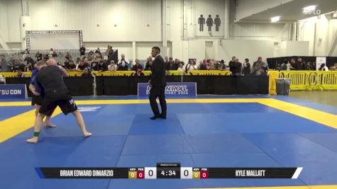 Kyle Mallatt vs Brian Edward DiMarzio 2025 World IBJJF Jiu-Jitsu No-Gi Championship
