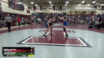 285 lbs Round 3 - Vinnie Keller, Clear Creek-Amana vs Perry Lehman, West Liberty