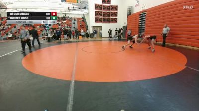 165 lbs Semifinal - Hunter Boss, Jackson Hole vs Ryder Bingen, Huntley Project (Worden)