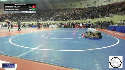 101 lbs Round Of 128 - Lane100.3 Collett, R.a.w. vs Alachi Linquist, Sand Springs Jr High