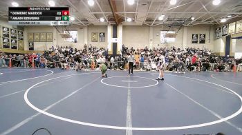 126 lbs Round Of 16 - Domenic Maddox, Foxborough vs Amadi Ezeugwu, Southwick-Tolland