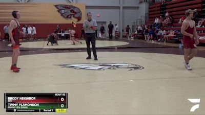 141 lbs Cons. Round 3 - Timmy Plamondon, Grand View (Iowa) vs Brody Neighbor, Coe