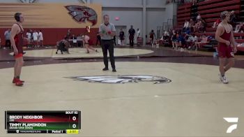 141 lbs Cons. Round 3 - Timmy Plamondon, Grand View (Iowa) vs Brody Neighbor, Coe