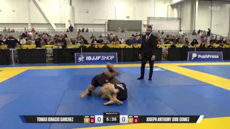 Joseph Anthony Jude Gomez vs Tomas Ignacio Sanchez 2025 World IBJJF Jiu-Jitsu No-Gi Championship