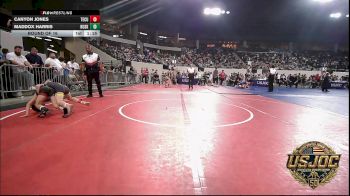 67 lbs Round Of 16 - Canyon Jones, Tecumseh Youth Wrestling vs Maddox Harris, Husky Wrestling Club