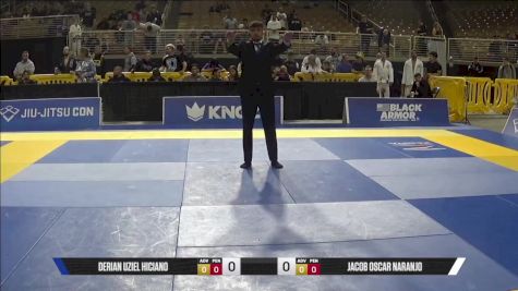 Jacob Oscar Naranjo vs Derian Uziel Hiciano 2025 Pan Jiu Jitsu IBJJF Championship