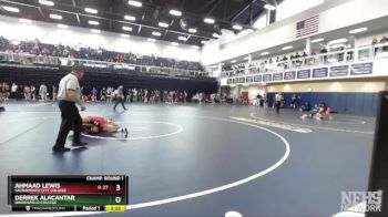 141 lbs Champ. Round 1 - Ahmaad Lewis, Sacramento City College vs Derrek Alacantar, Bakersfield College