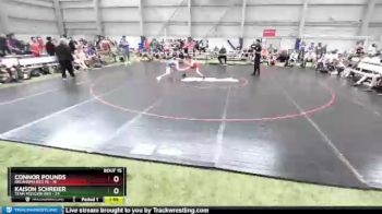 88 lbs Quarters & 1st Wb (16 Team) - Connor Pounds, Oklahoma Red FS vs Kaison Schreier, Team Missouri Red