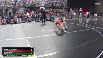 90 lbs Semis & 1st Wrestleback (8 Team) - John Alvarado, Team Texas Blue vs Esiah Rios, Idaho