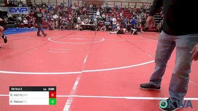 63 lbs Rr Rnd 3 - Brody Harris, Bartlesville Wrestling Club vs Baylon Reece, Grove Takedown Club