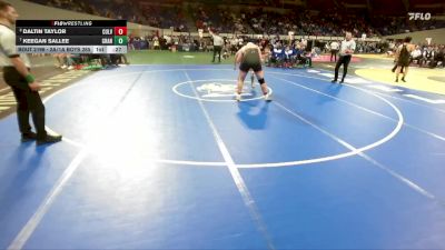 2A/1A Boys 285 Cons. Semi - Keegan Sallee, Crane Boys vs Daltin Taylor, Culver Boys