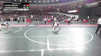 95 lbs Quarterfinal - Branson Burwitz, Team Nazar Training Center vs Kutter Preslaski, Pulaski Wrestling Club