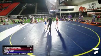 110 lbs Round 4 (16 Team) - Hayden Vanderpool, Alaska vs Abbey West, Utah