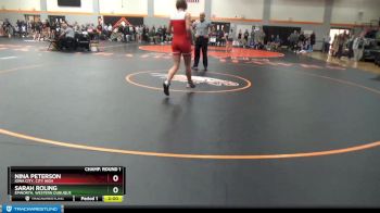 140 lbs Champ. Round 1 - Nina Peterson, Iowa City, City High vs Sarah Roling, Epworth, Western Dubuque