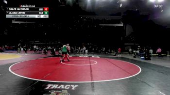 235 lbs Cons. Round 4 - Grace Jacobson, Union Mine vs Liliana Lettini, Rio Americano